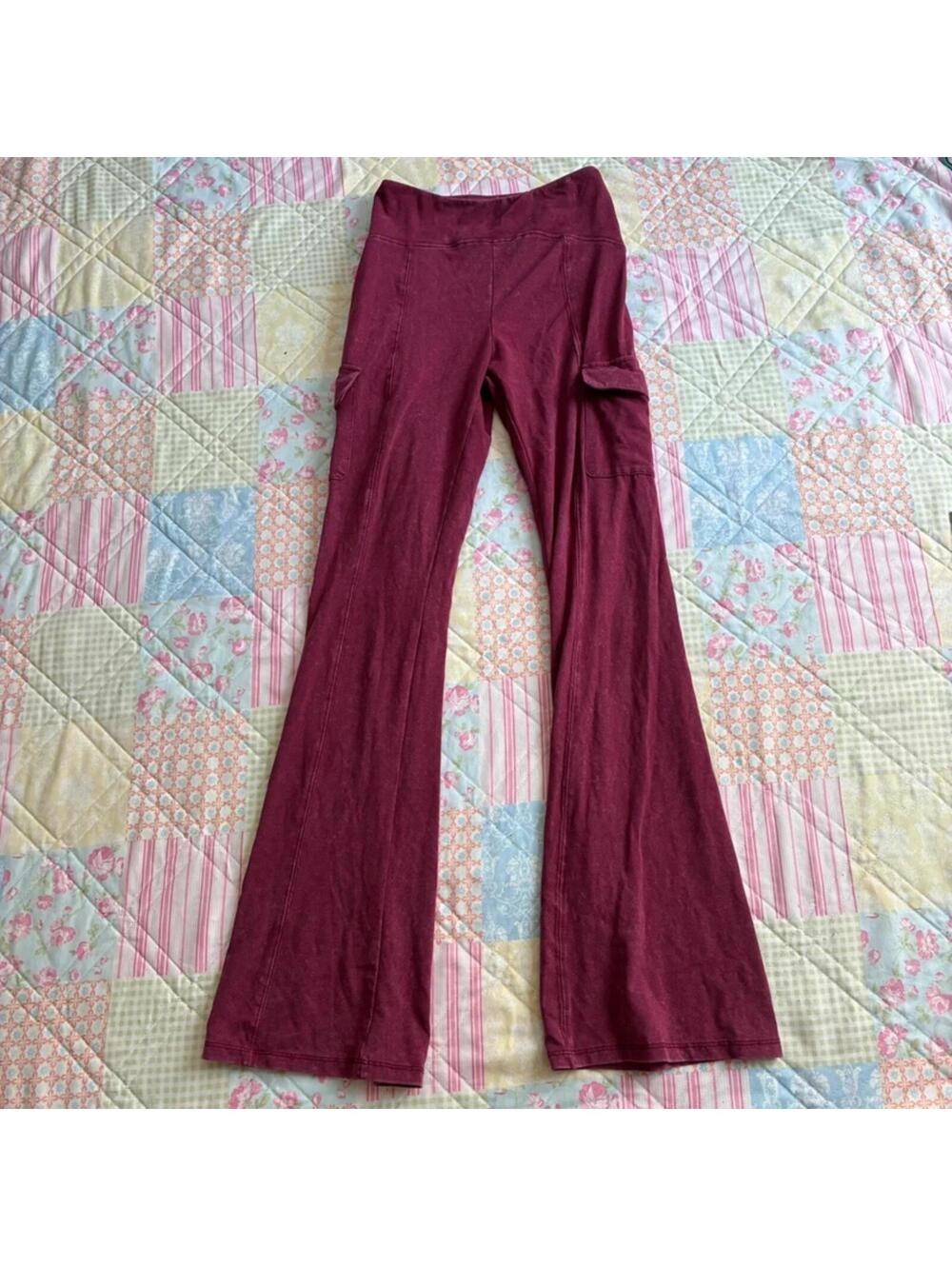 flared fold over leggings no boundaries xxs